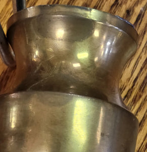 Vintage Brass Baluster Candlestick Holder, Traditional Decor