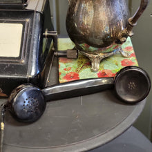 Load image into Gallery viewer, Vintage Deco-German Crank Desk Phone - Hagenuk Kiel Cradle Phone