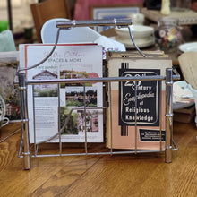 Load image into Gallery viewer, Metal MCM Magazine Caddy Faux Bamboo
