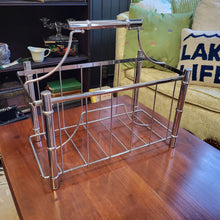 Load image into Gallery viewer, Metal MCM Magazine Caddy Faux Bamboo