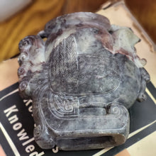 Load image into Gallery viewer, Myan Influenced Soapstone Carved Rooster/Chicken