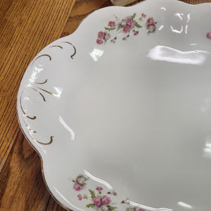 Smith-Phillips China Company of East Liverpool, OH- Semi-Porcelain Thistle Platter