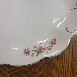 Smith-Phillips China Company of East Liverpool, OH- Semi-Porcelain Thistle Platter