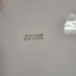 Smith-Phillips China Company of East Liverpool, OH- Semi-Porcelain Thistle Platter