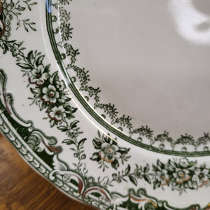 Semi Porcelain King Edward "The Montreal Crockery Co" England & Canada Limited Dinner Plate