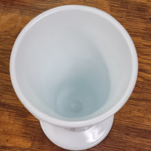 Load image into Gallery viewer, Large Milk Glass Vase with Raised Pattern of Grapes, Leaves and Vines