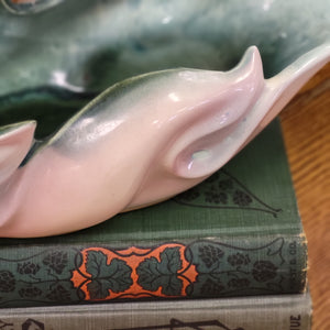 Vintage Hull Pottery Leaf Bowl USA 78, 1950's MCM Decorative Art Planter Pottery