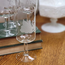 Load image into Gallery viewer, Vintage Grape Vine Etched Stemware - Set of 4