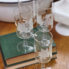 Load image into Gallery viewer, Vintage Grape Vine Etched Stemware - Set of 4