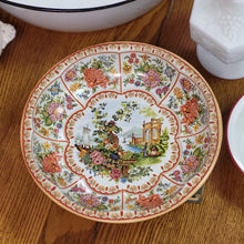 Load image into Gallery viewer, Vintage Daher Tin Bowl, Art Nouveau Style Designed Tin - &quot;At the River&quot;