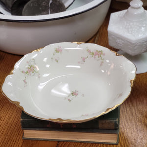 Warwick Avon Rose 9" Oval Double Handled Vegetable Bowl