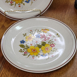 Vintage Casual Elegance Hearthside Stoneware Chop Plate Stoneware 676, Set of 2