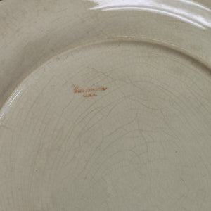Carrollton China Yellow Floral Pattern Dinner Plate