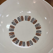 Load image into Gallery viewer, Vintage Colorcraft Taylor Smith Taylor Serving Bowl Java Key Blue, White and Rust Color - Sold Separately