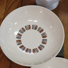 Load image into Gallery viewer, Vintage Colorcraft Taylor Smith Taylor Serving Bowl Java Key Blue, White and Rust Color - Sold Separately