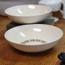 Load image into Gallery viewer, Vintage Colorcraft Taylor Smith Taylor Serving Bowl Java Key Blue, White and Rust Color - Sold Separately