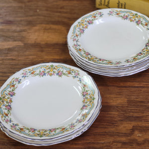 Crown Ivory Bread and Butter Plates