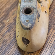 Load image into Gallery viewer, Vintage Wood Shoe Form from the 1950&#39;s