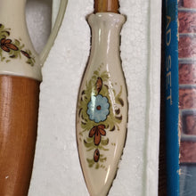 Load image into Gallery viewer, MCM Wood and Porcelain Salad Set in Original Box