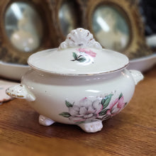 Load image into Gallery viewer, Vintage Cunningham &amp; Pickett Inc, Magnolia Sugar Dish with Lid