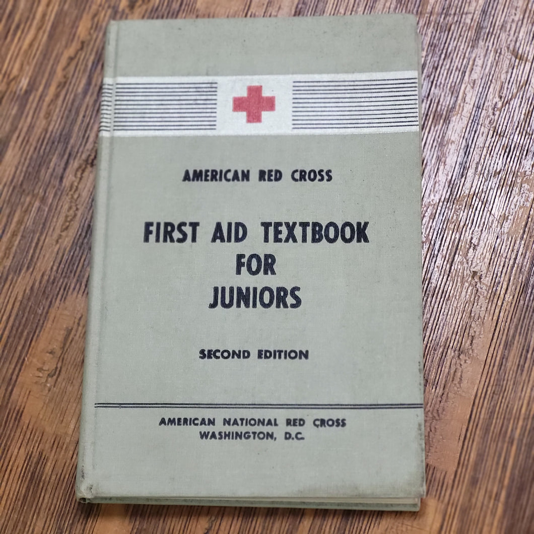 American Red Cross 1953 First Aid Textbook for Juniors