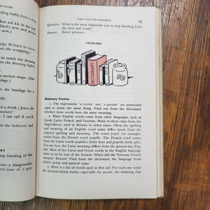 American Red Cross 1953 First Aid Textbook for Juniors