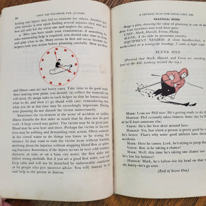 American Red Cross 1953 First Aid Textbook for Juniors