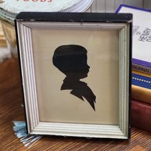 Load image into Gallery viewer, Vintage Cut and Paste Silhouette of a Child - Young Boy Retro Silhouette Portrait