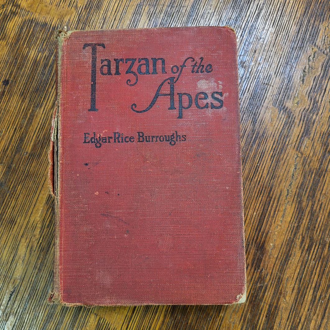 Vintage Book - Tarzan of the Apes by Edgar Rice Burroughs
