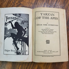 Load image into Gallery viewer, Vintage Book - Tarzan of the Apes by Edgar Rice Burroughs