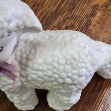 Load image into Gallery viewer, Vintage White Ceramic Lamb, Farmhouse Country Nursery Decor