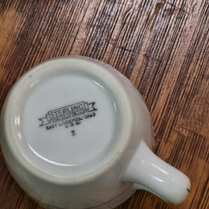 Vintage Sterling Restaurantware Mugs