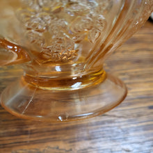 Load image into Gallery viewer, Vintage Pink Federal Glass Rose of Sharon Sugar Bowl