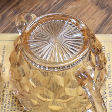 Load image into Gallery viewer, Pink Depression Glass Jeannette/Diamond Cubist Pattern Sugar and Creamer Set