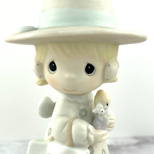 Precious Moments Seek And You Shall Find Shopper 1984 Samuel Butcher by Enesco