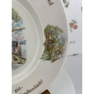 Beatrix Potter Mrs. Tiggy-Winkle Decorative Plate, Wedgwood China, Made in England