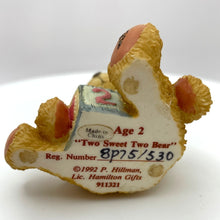 Load image into Gallery viewer, Cherished Teddies - Age 2 Bear, Two Sweet Two Bear, 1992