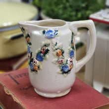 Load image into Gallery viewer, Beautiful Stoneware Pitcher with Raised Foral Garland