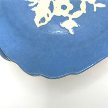 Load image into Gallery viewer, Blue Harker Cameoware - Dainty Flower Blue Virginia Bread and Butter Dessert Plate - Set of 4