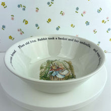 Load image into Gallery viewer, Wedgwood China Peter Rabit Bowl, Beatrix Potter Collectible, Made in England