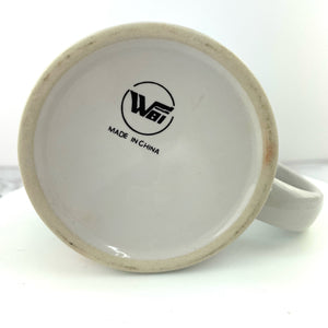 Christmas Santa’s Mug, WBI Holiday 2-Sided Coffee Cup with a Group of Santas