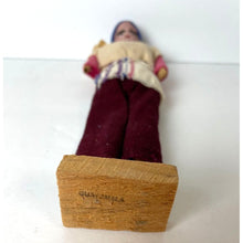 Load image into Gallery viewer, Vintage Guatemalan Folk Art Dolls, Handmade Cloth, Wood and Paper, Set of 5