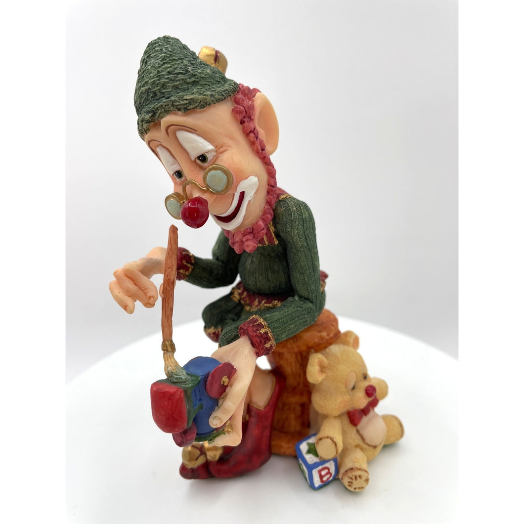 Vintage Slapstix Hand Painted Elf Figurine by Cast Art