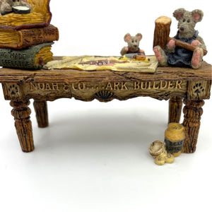 Boyds Bears - Noah's Genius at Work Table, Noah's Pageant Collection