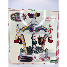Load image into Gallery viewer, Lemax Christmas Sugar N Spice Candy Cane Gazebo 2004 Retired 43423 NWB