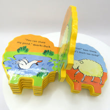 Load image into Gallery viewer, Chunky Farm Book Sheep Shape 2000 Barrons Board Book Toddlers Animals Googly Eye