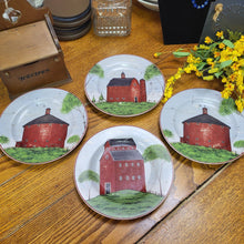 Load image into Gallery viewer, Warren Kimble Collectible Barn Plates, Set of 4 Farmhouse Decor Decorative Plates