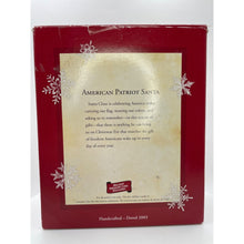 Load image into Gallery viewer, American Patriot Santa Hallmark Keepsake Ornament Holiday Memory 2003