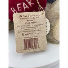 Load image into Gallery viewer, Boyd&#39;s Bear With &quot;BEAR HUGS&quot; Red Heart Pillow, Huggabee Stuffed Plush Toy