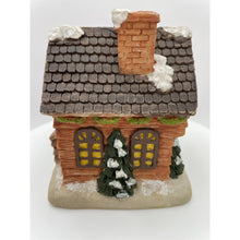 Load image into Gallery viewer, Vintage Mini Christmas House That Opens with Elves on the Inside
